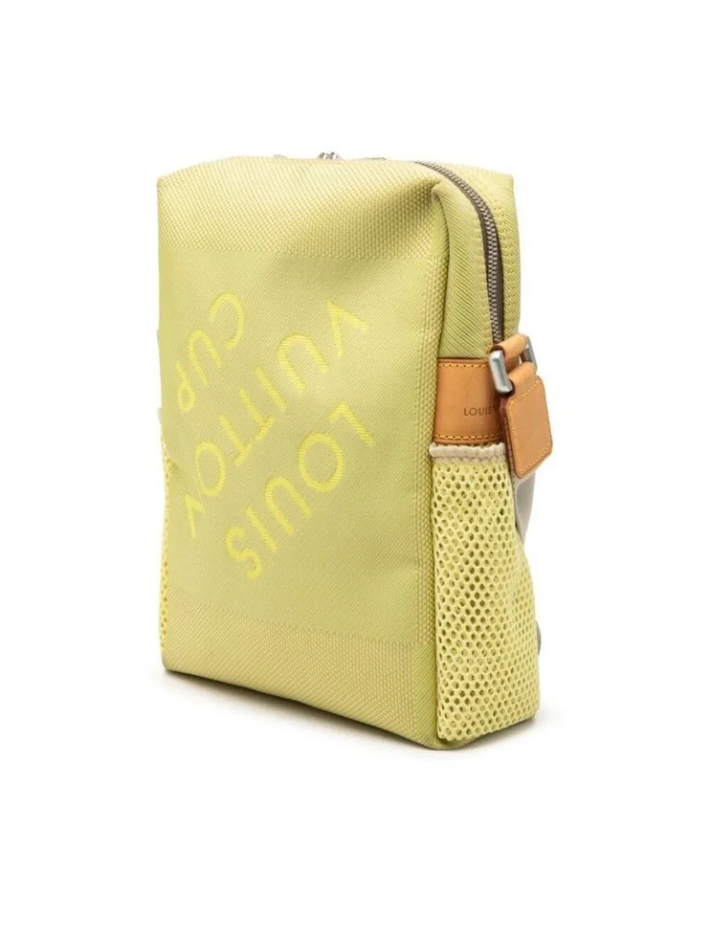 Louis Vuitton Damier Jean Weatherly LV Cup Crossbody Shoulder Bag Yellow Canvas